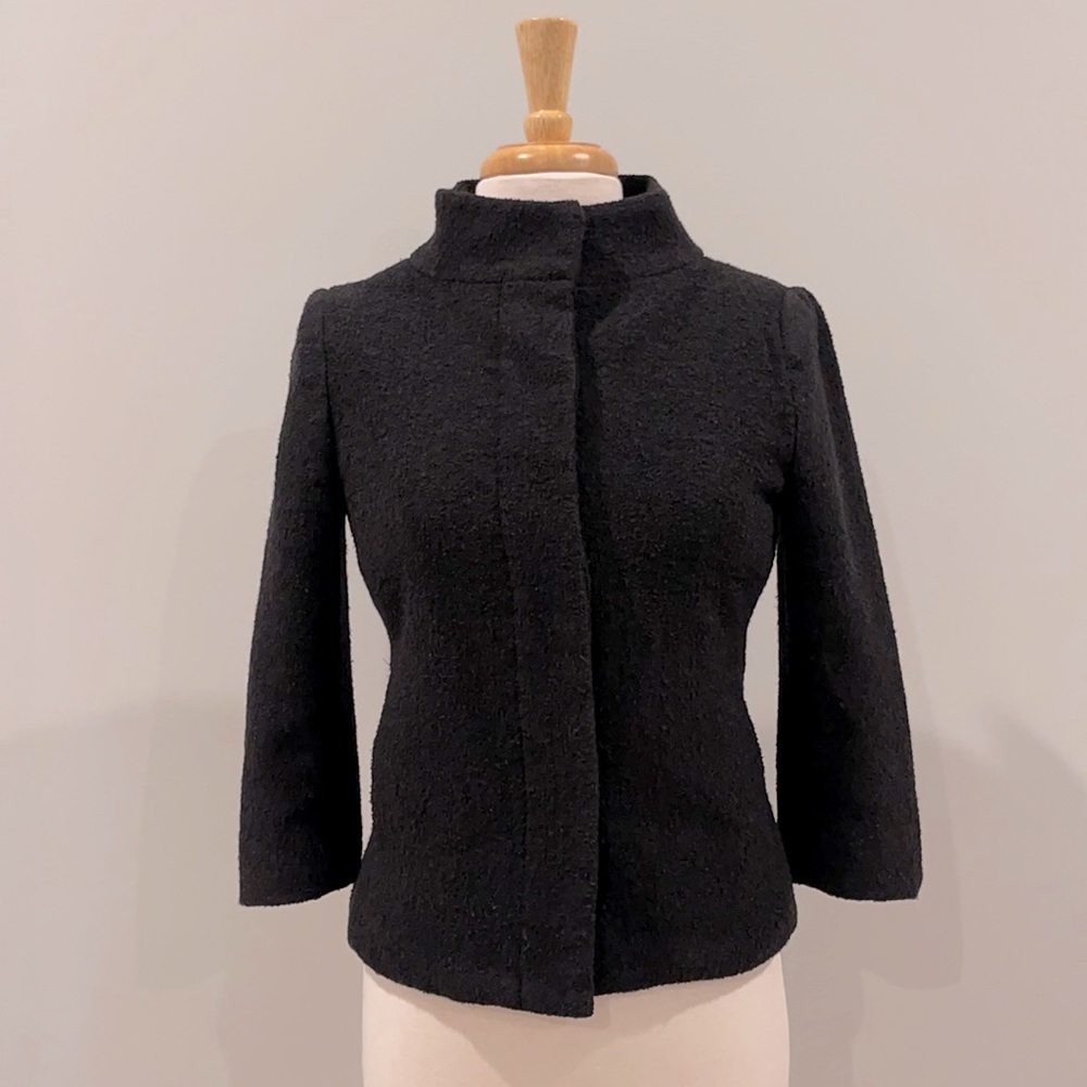 ISAAC MIZRAHI | BOUCEL BLACK COAT